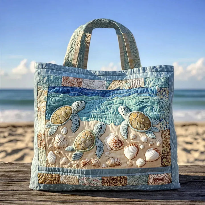 Τσάντα Tote με Κουβερτίνα