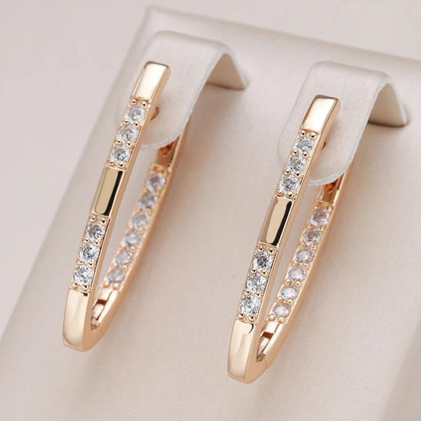 Elegant Zirconia Earrings - Sylvia Collection