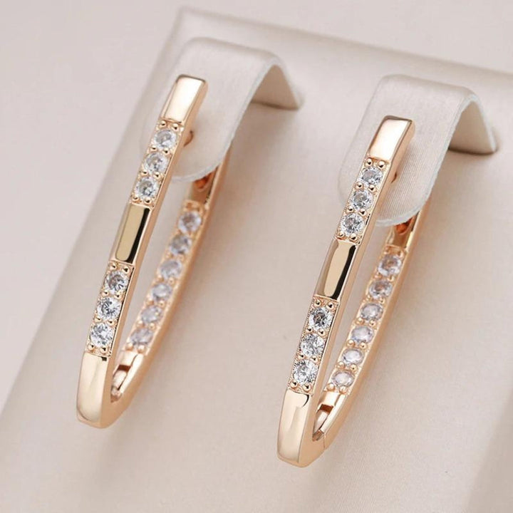 Elegant Zirconia Earrings - Sylvia Collection