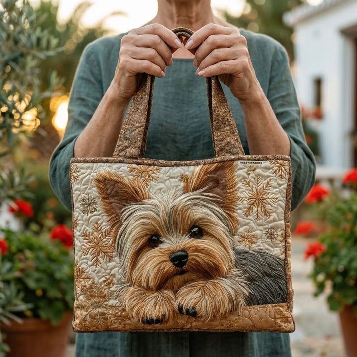 Υπέροχη Χειροποίητη Τσάντα Tote για Yorkie