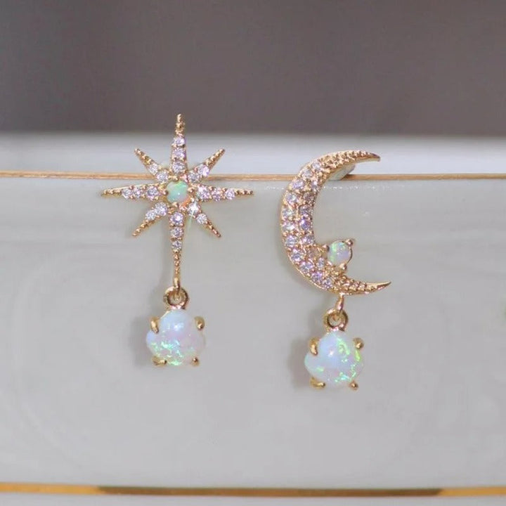 Classic Star Pearl Earrings