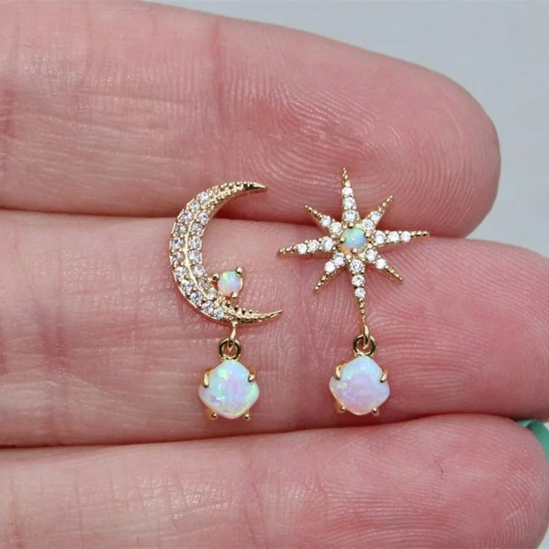 Classic Star Pearl Earrings