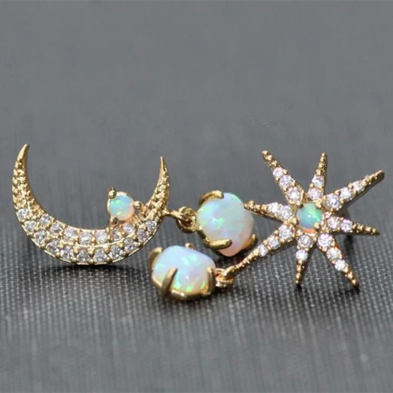 Classic Star Pearl Earrings