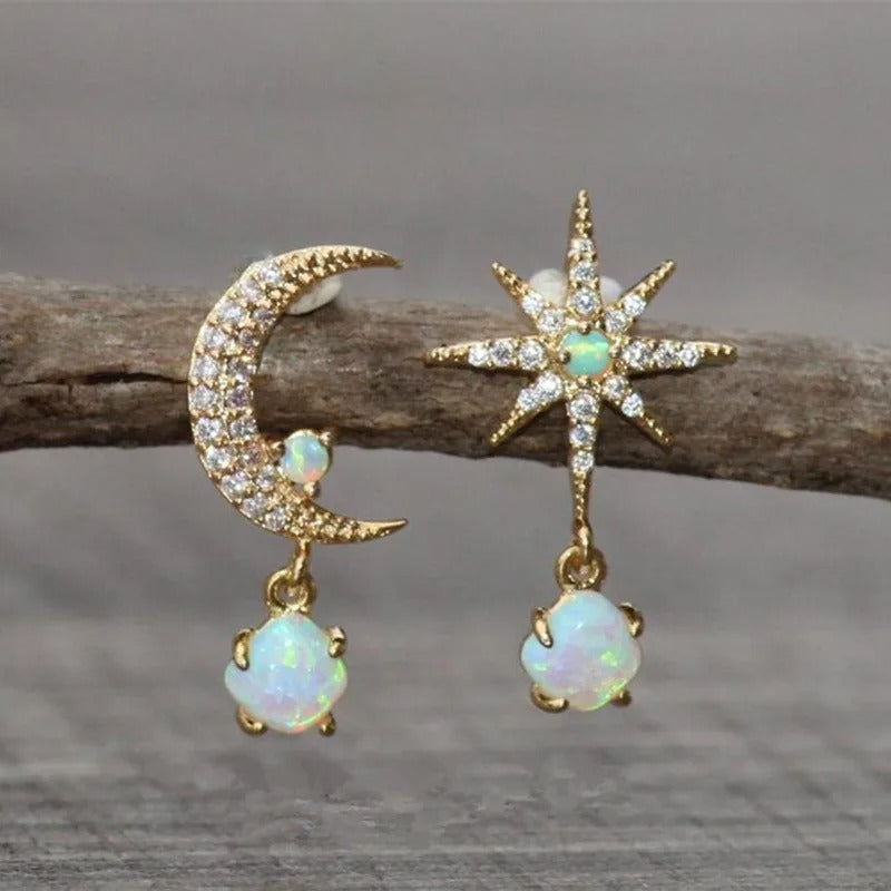 Classic Star Pearl Earrings